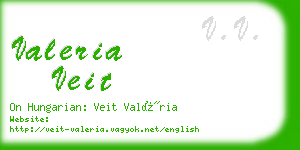 valeria veit business card